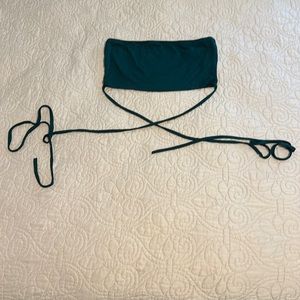 Emerald green tube top